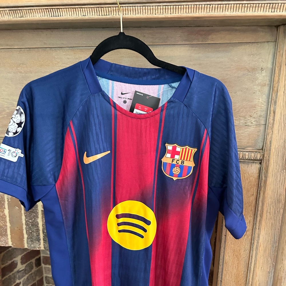 Nike Kids Barcelona Jersey - Blue and Red